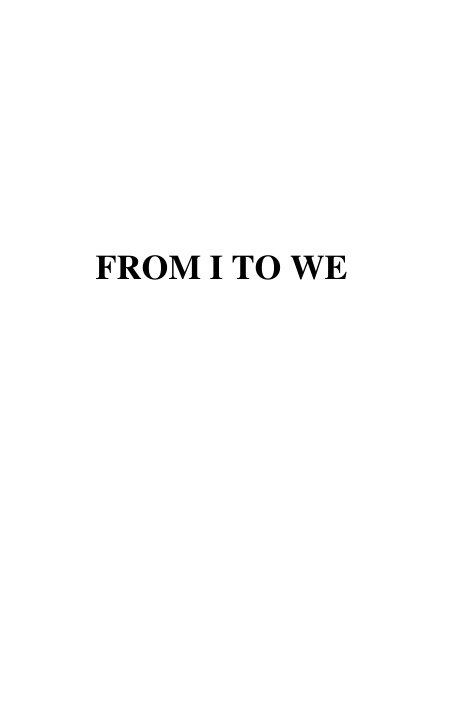 From I to We - English cover